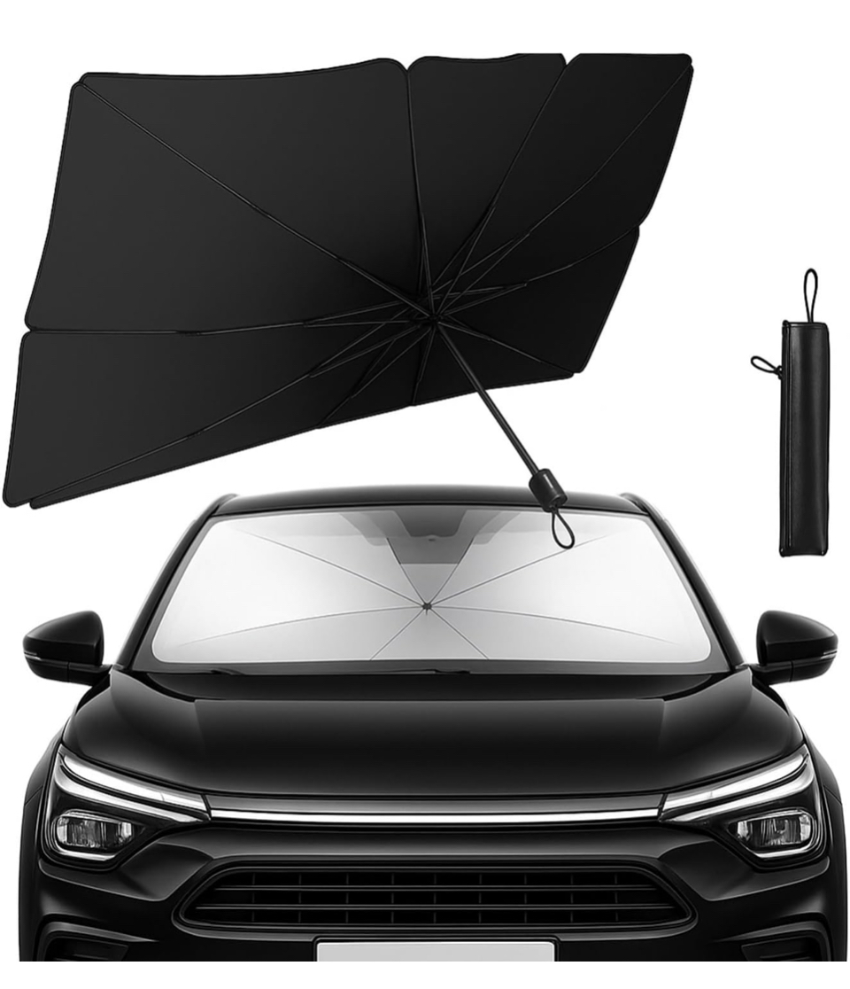 XABRCO Car Sun Shade Protector Front Glass || Foldable Umbrella