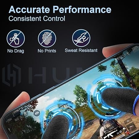 Humble Gaming Thumb &amp; Finger Sleeves for PUBG, Fortnite &amp; Mobile Games